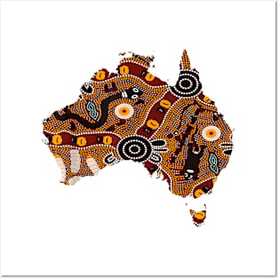 Aboriginal Flag Australia Souvenir Proud Native Posters and Art